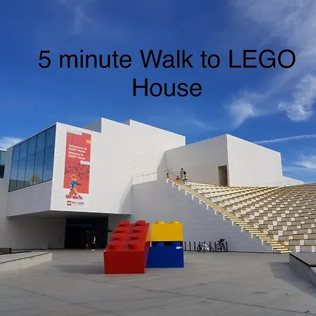 5 Minute Walk To Lego House - 50m2 Cozy Apartment- D Unit Billund